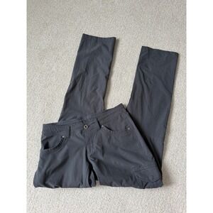 Kuhl Splash Roll Up Cargo Pants Womens 2 Regular Dark Gray Hiking Outdoor 5064
